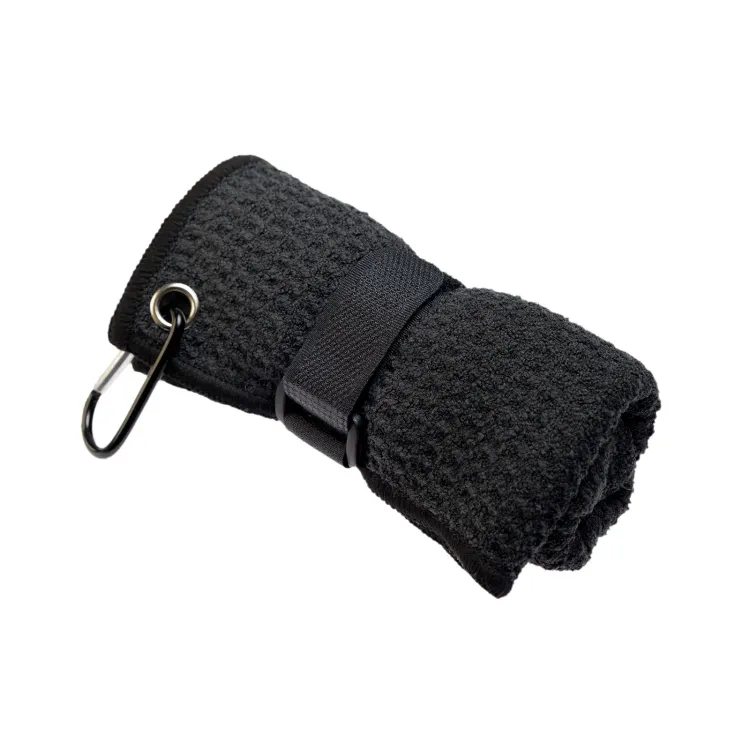 Rhino Travel Towel - Black Angle