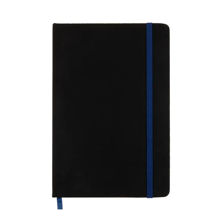 Venture A5 Notebook - Black/Dark Blue