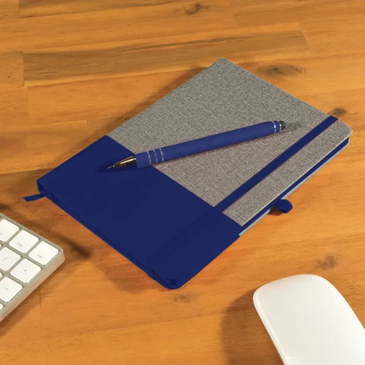 Venture Bondi Notebook / Austin Pen - Dark Blue