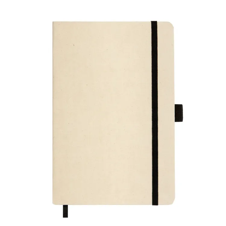 Venture Sugarcane A5 Notebook - Undecorated with Strap
