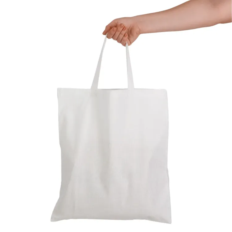 Coloured Cotton Short Handle Tote Bag - Lifestyle 1