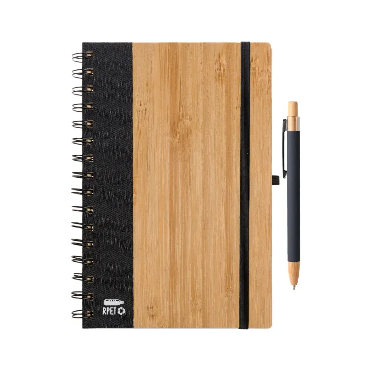 Pacifica Notebook & Serenity Pen Set - Grey