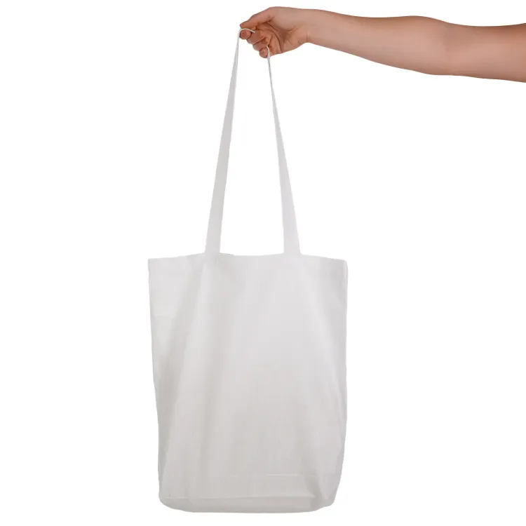 Coloured Cotton Long Handle Bag - Lifestyle 1