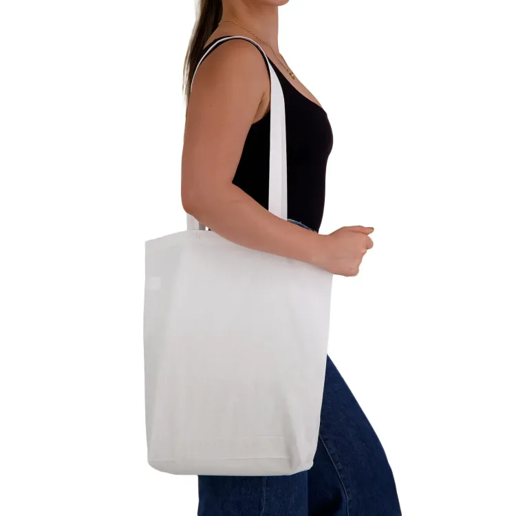 Coloured Cotton Long Handle Bag - Lifestyle 3