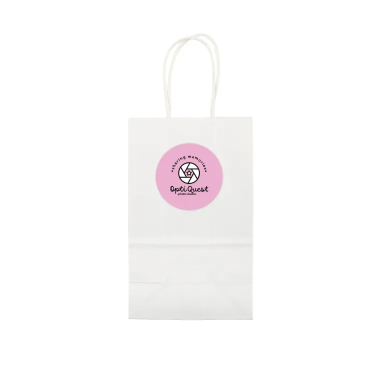 Express Paper Bag Small  - Digital Label 71mm Diameter