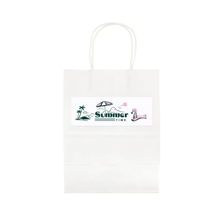 Express Paper Bag Medium  - Digital Label 170mm x 60mm