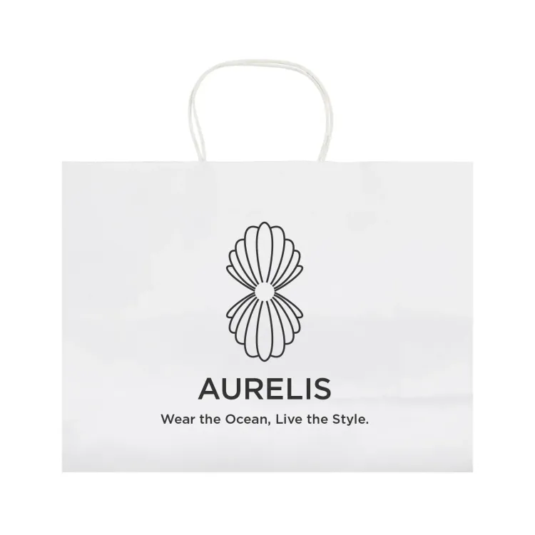 Express Paper Bag Extra Large - Screen Print on White