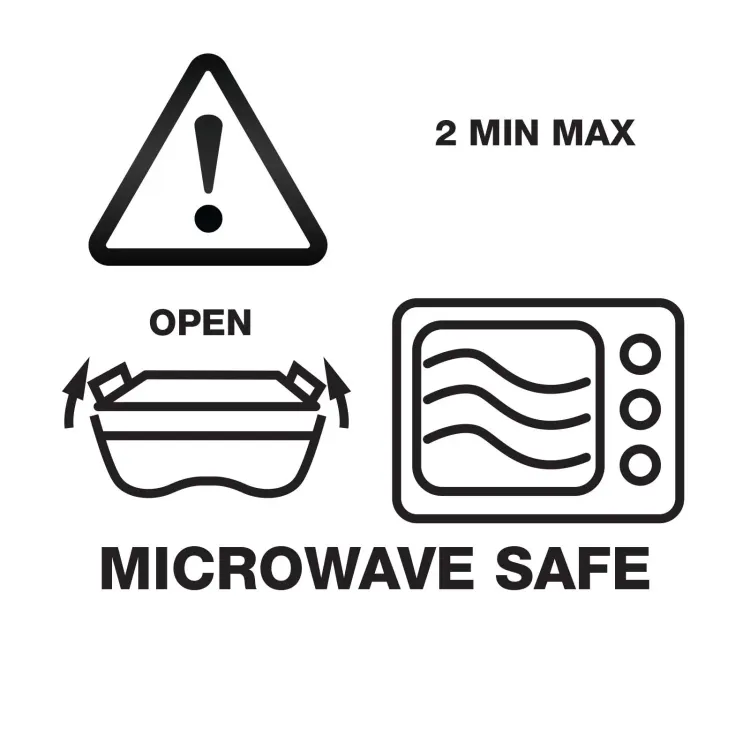 Zest Lunch Box / Food Container - Mircowave Safe 2 Min Max
