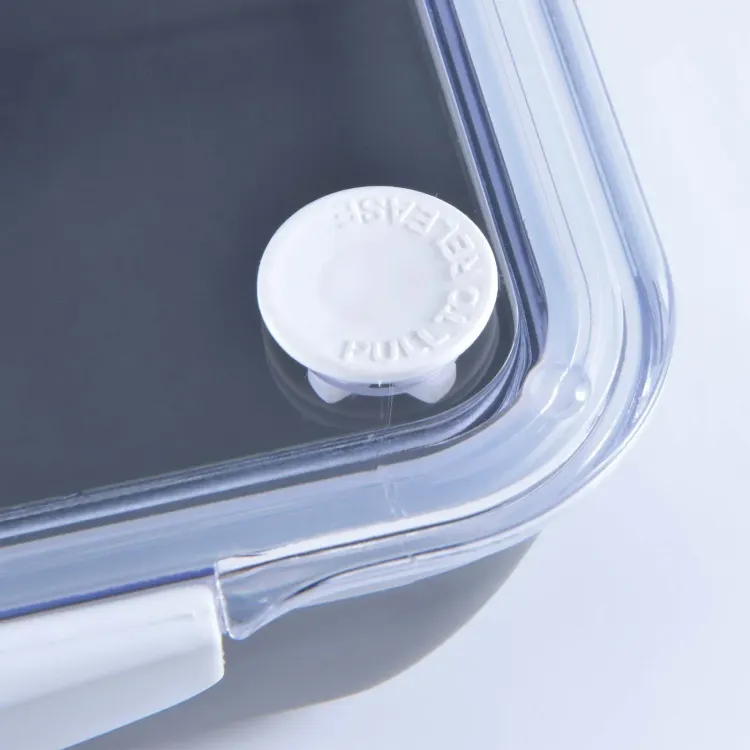 Zest Lunch Box / Food Container - Steam release lid vent