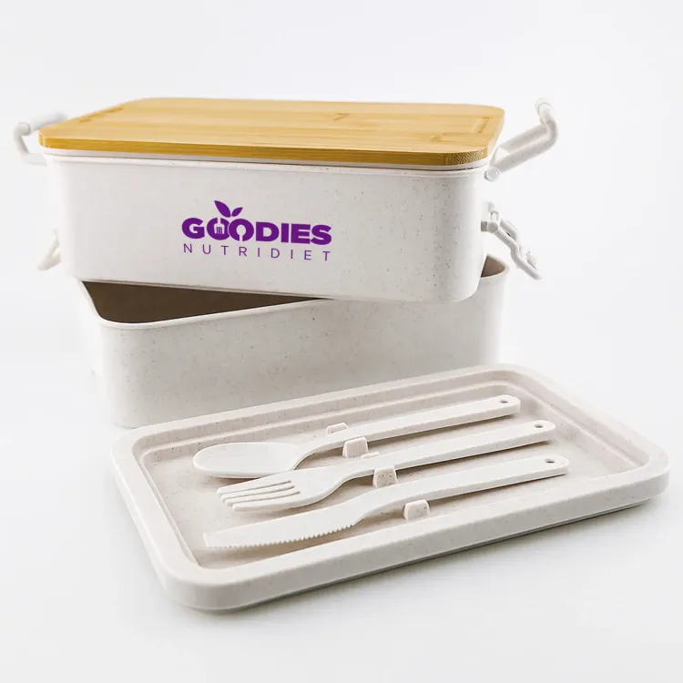 Sturdee Dual-Compartment Lunch Box - Sturdee Dual-Compartment Lunch Box