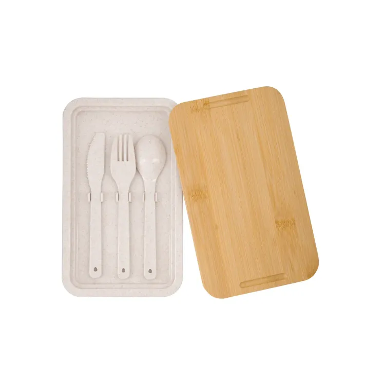 Sturdee Dual-Compartment Lunch Box - Cutlery under lid