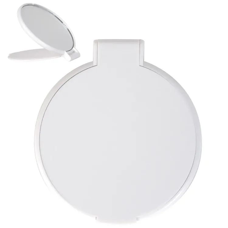 Reflections Round Folding Mirror - White