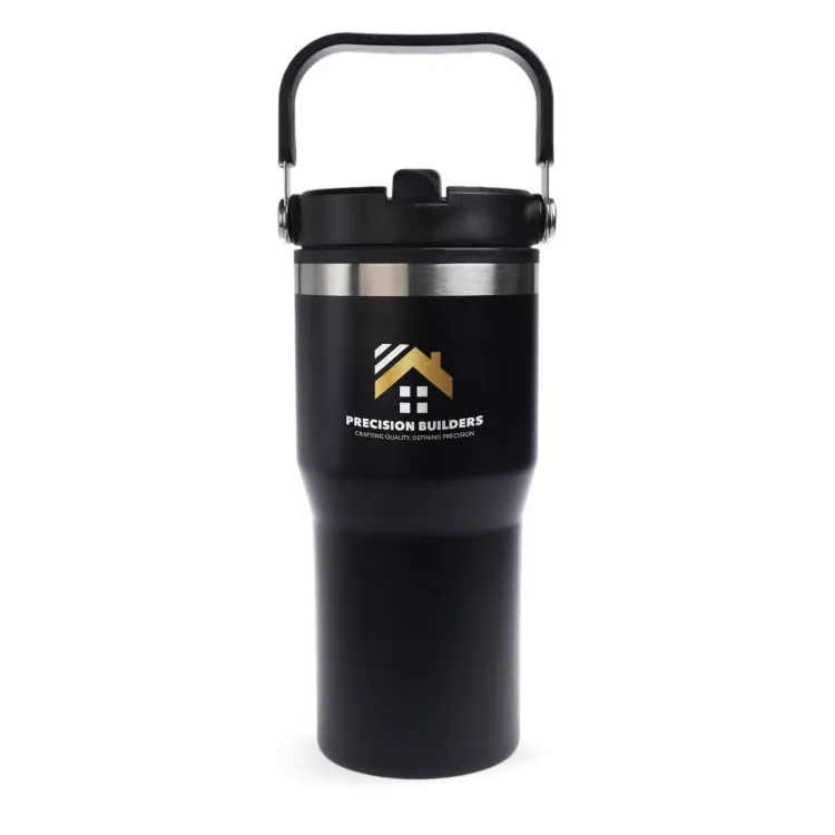 Faith Steel Tumbler - Digital Print Black
