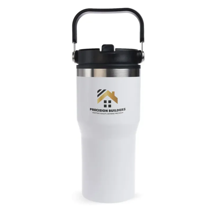 Faith Steel Tumbler - Digital Print White