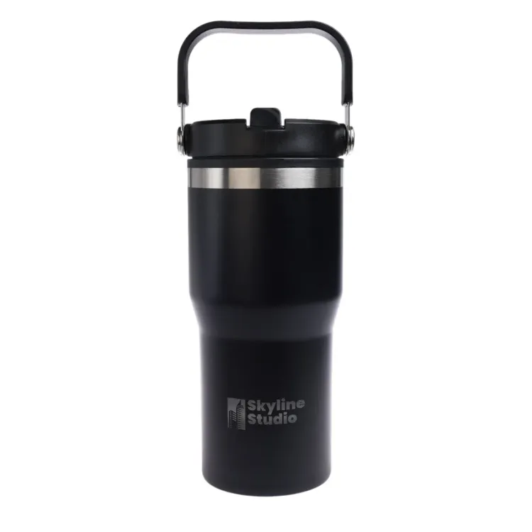 Faith Steel Tumbler - Laser Engrave Black