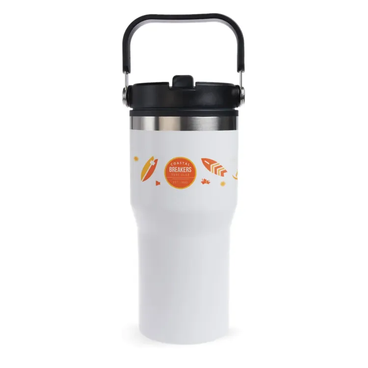 Faith Steel Tumbler - Rotary Digital Print White