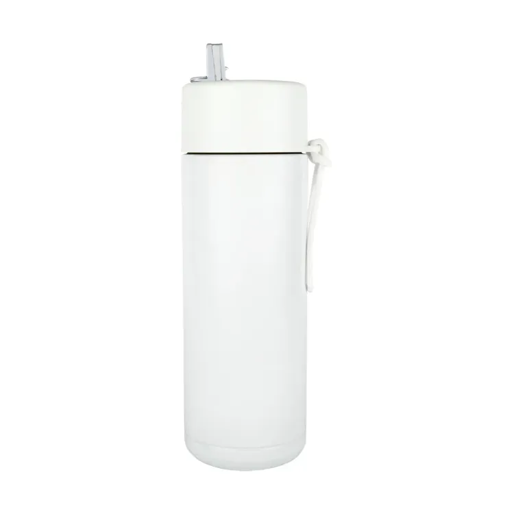 Zara 600ml Steel Bottle  - White 2