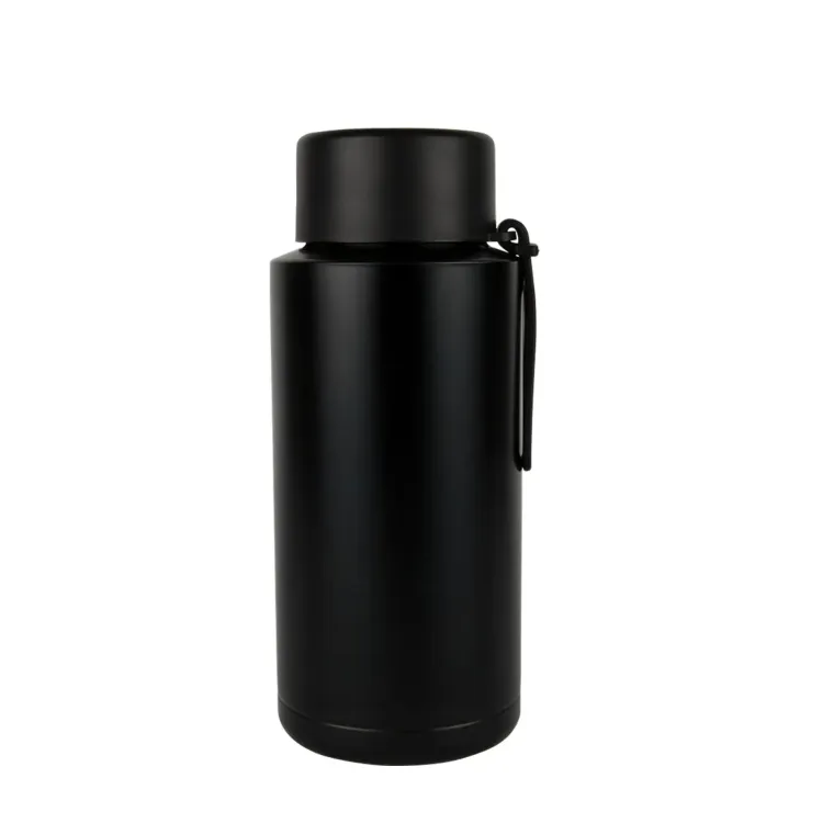 Zara 1 Litre Steel Bottle - Black