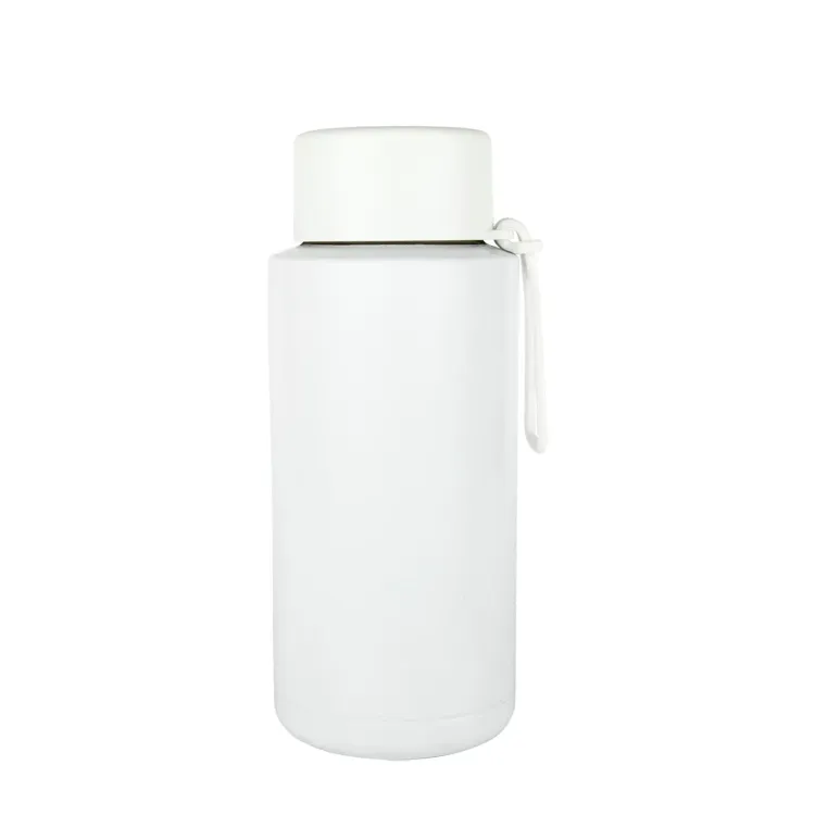 Zara 1 Litre Steel Bottle - White