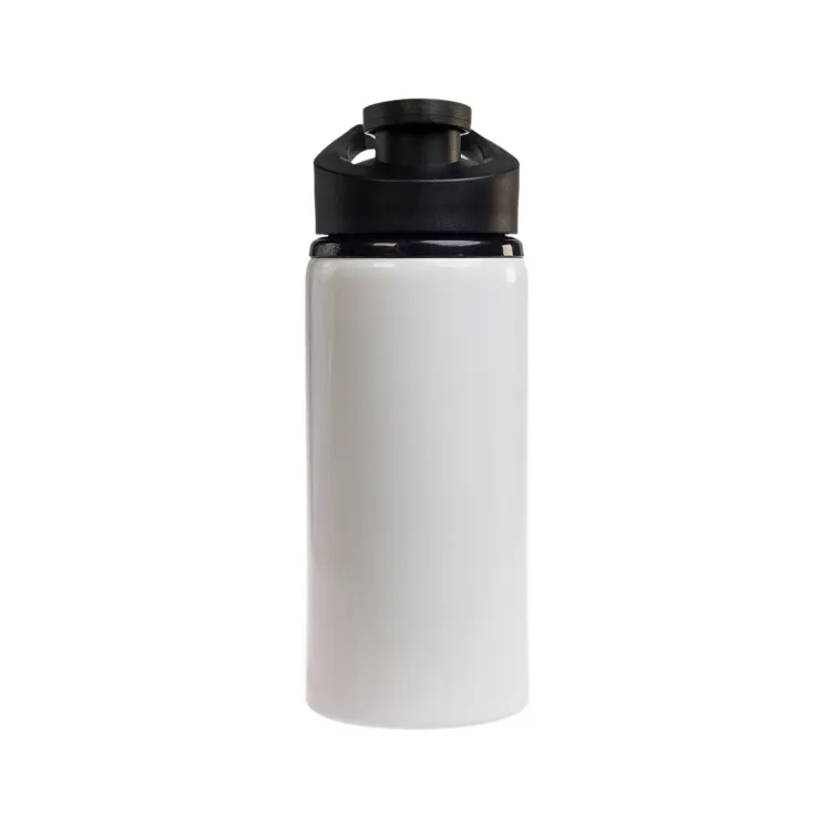 Amore 500ml Junior Bottle - Free Flow Lid - White 2