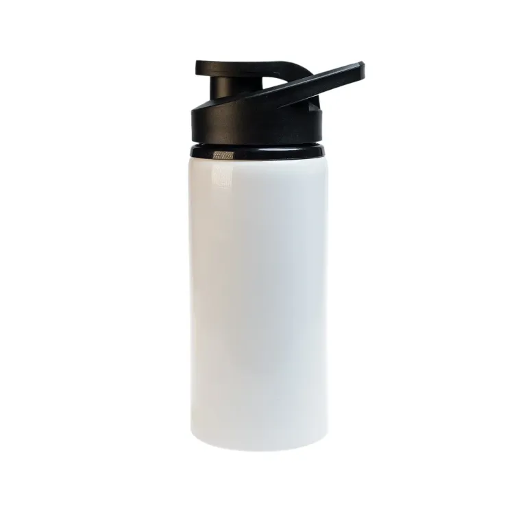 Amore 500ml Junior Bottle - Free Flow Lid - White