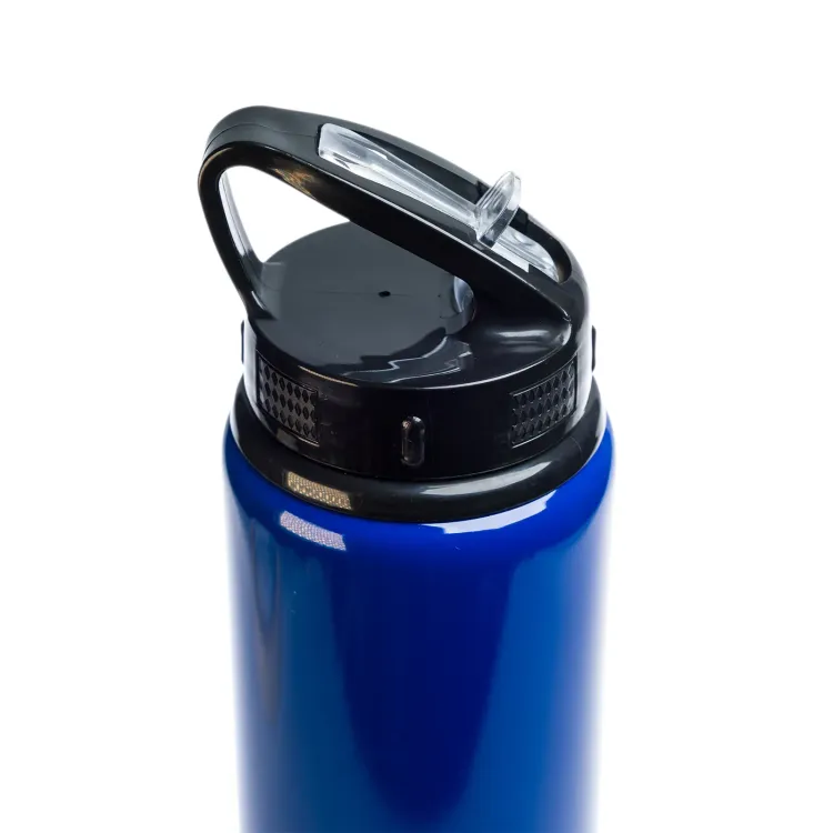 Amore 750ml Bottle - Flip Straw Lid - Blue 2