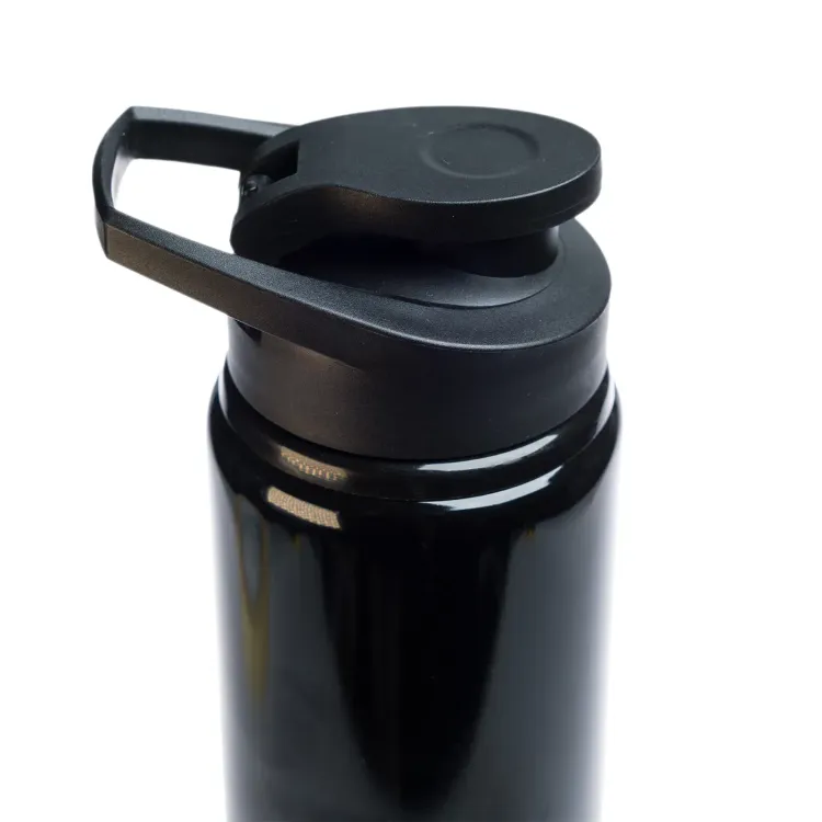 Amore 750ml Bottle - Free Flow Lid - Black 2