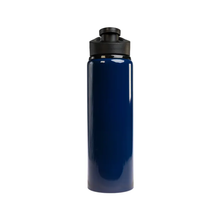 Amore 750ml Bottle - Free Flow Lid - Navy Blue 3