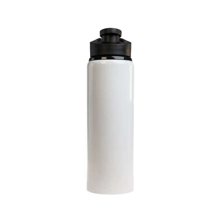 Amore 750ml Bottle - Free Flow Lid - White 3