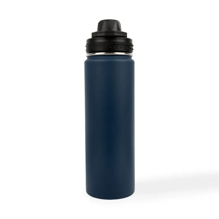 Mystique 650ml Stainless Steel Vacuum Bottle - Navy Blue