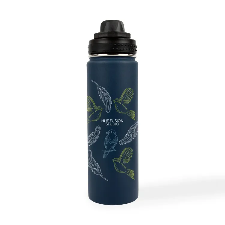 Mystique 650ml Stainless Steel Vacuum Bottle - Rotary Digital Print