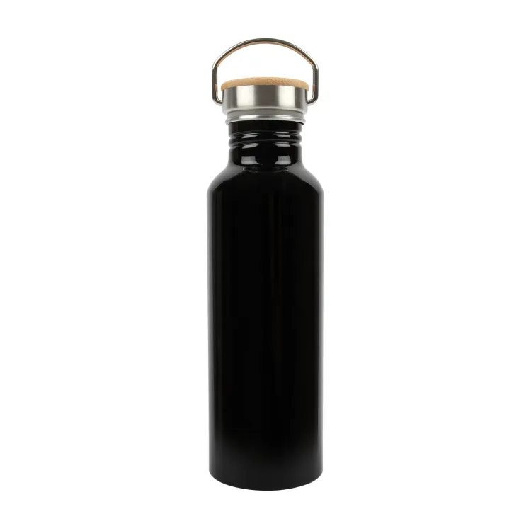 Chat Recycled Aluminium Bottle - Black