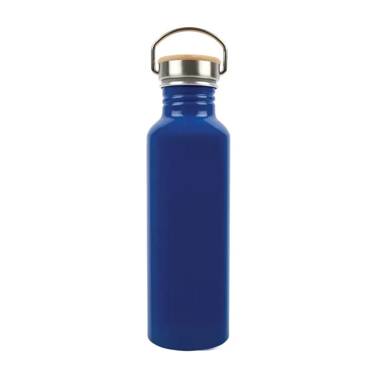 Chat Recycled Aluminium Bottle - Dark Blue