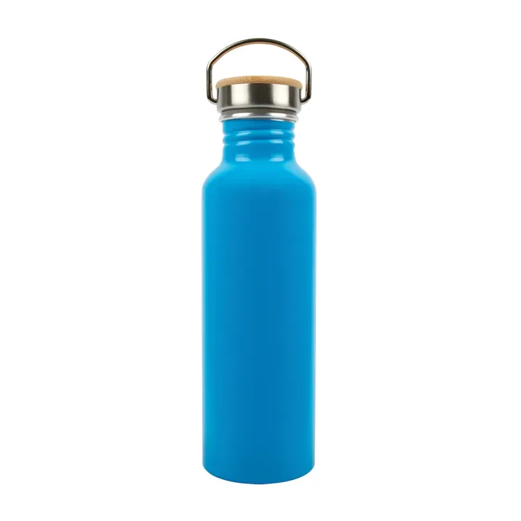 Chat Recycled Aluminium Bottle - Light Blue