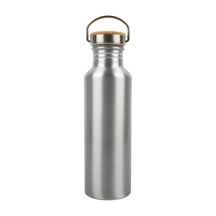 Chat Recycled Aluminium Bottle - Silver
