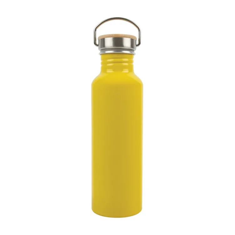 Chat Recycled Aluminium Bottle - Yellow