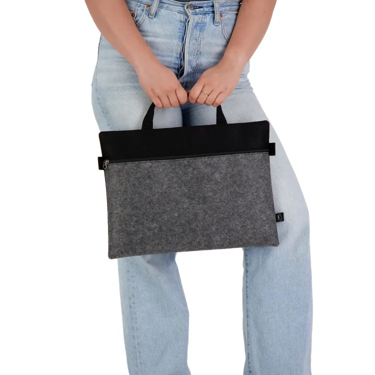 Montana RPET Felt Satchel - Lifestyle 2