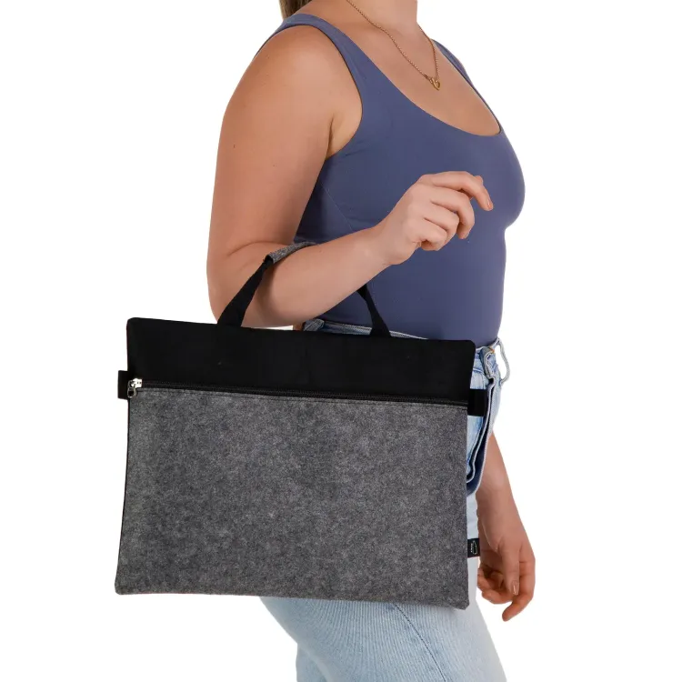 Montana RPET Felt Satchel - Lifestyle 3