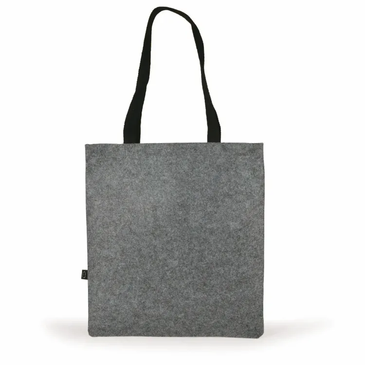 Montana RPET Felt Tote Bag - Grey