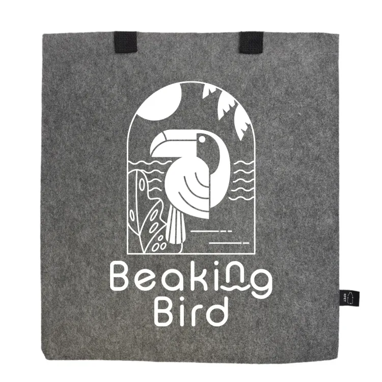 Montana RPET Felt Tote Bag - Screen Print