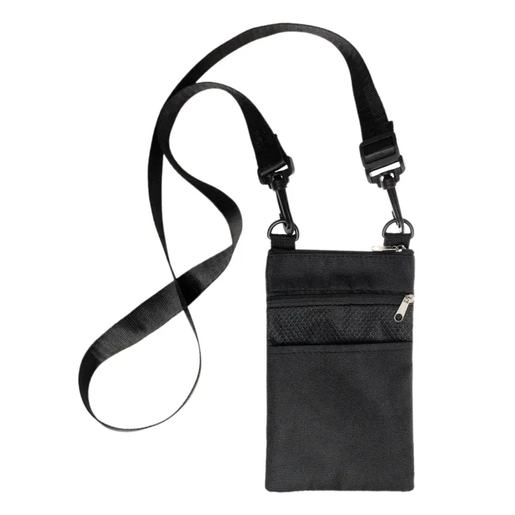 Wallaby Neck Pouch - Black