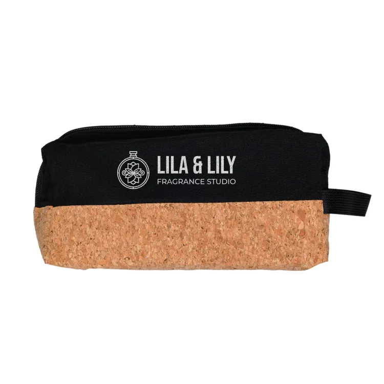 Scenic Cotton Cork Utility Pouch - Screen Print