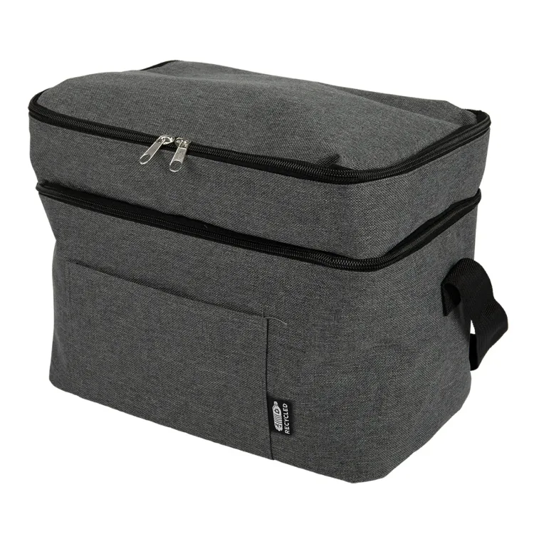 Everest Duo Cooler Bag - Angle Grey