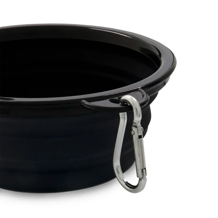 Buddy Collapsible Bowl - Close Up Black