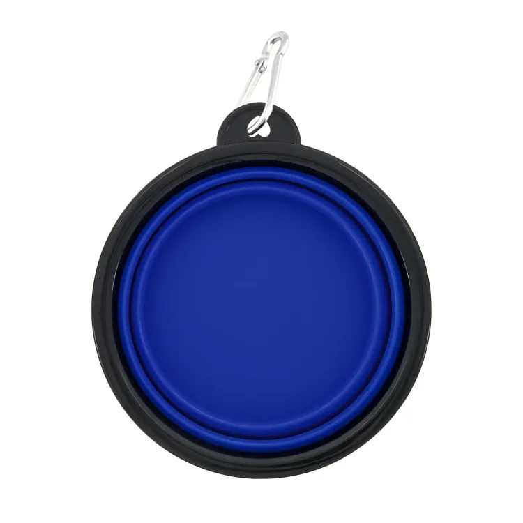 Buddy Collapsible Bowl - Collapsed Inner Blue