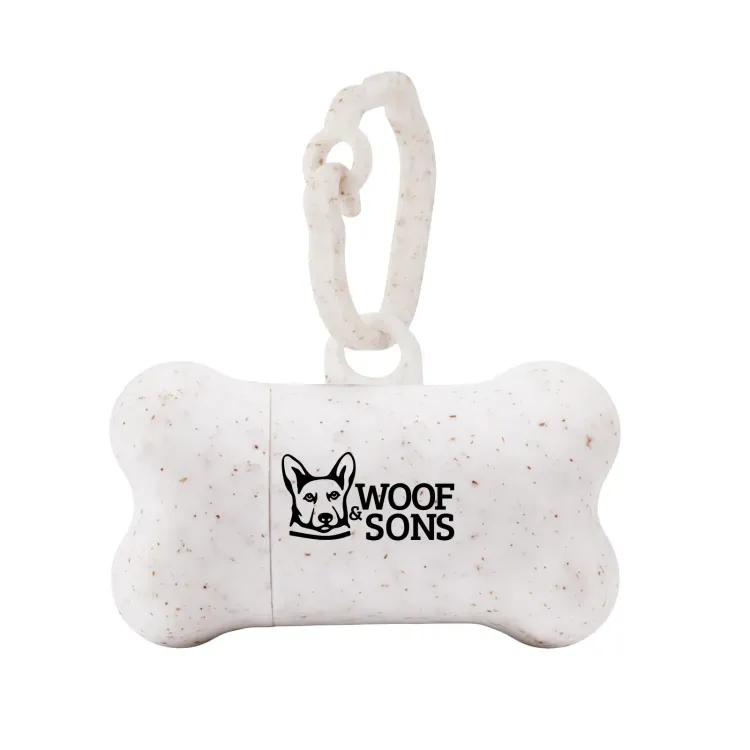 Bone Dog Waste Bag Dispenser - Pad Print