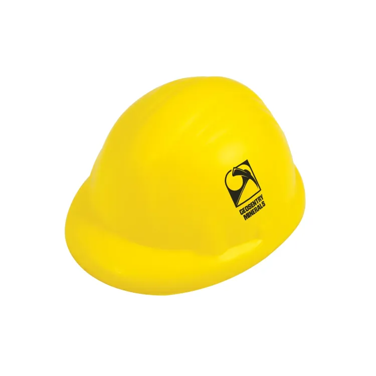 Hard Hat Stress Reliever - Pad Print on Side
