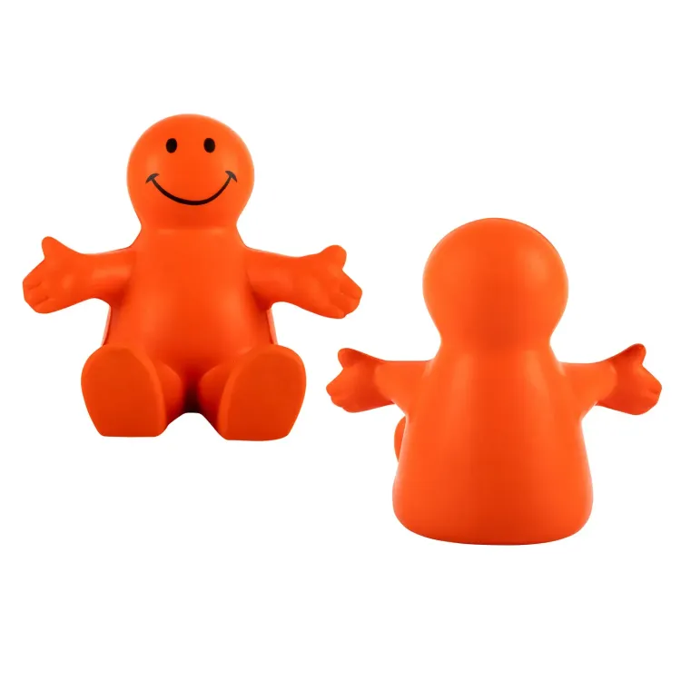 Smiley Phone Chair Stress Reliever - Orange