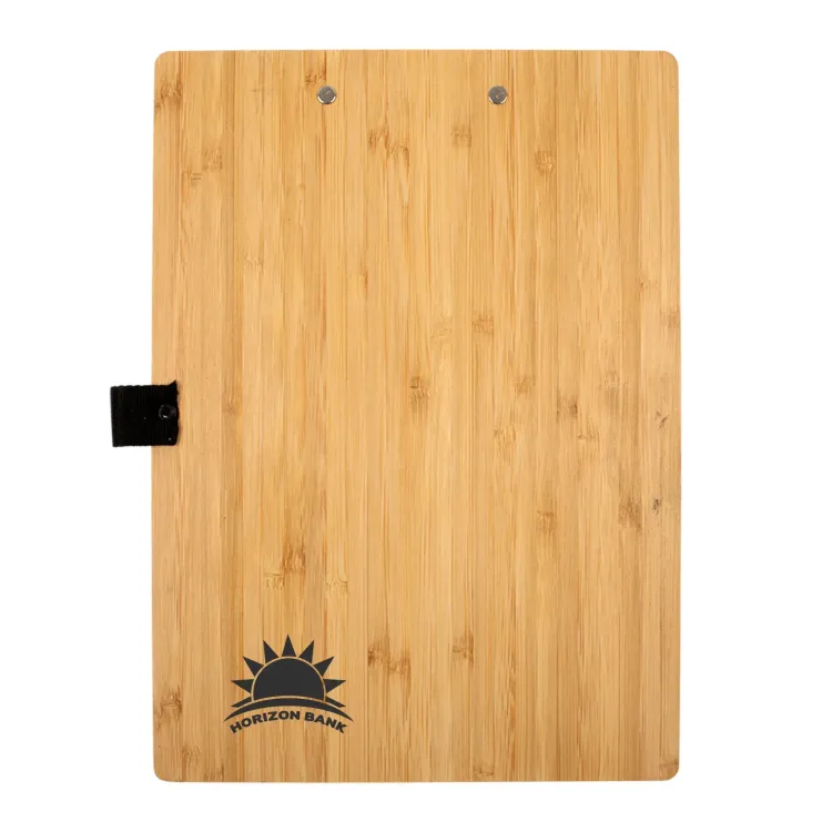 Bamboo A4 Clipboard - Pad Print on Back