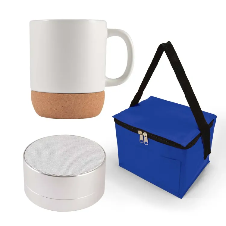 Espresso Coffee Cup and Speaker Pack - Dark Blue